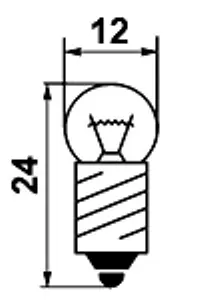МН-2.5-0.068 Е10/13 лампа накаливания фото 3
