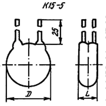 К15-5 3кВ 6800 пф фото 2