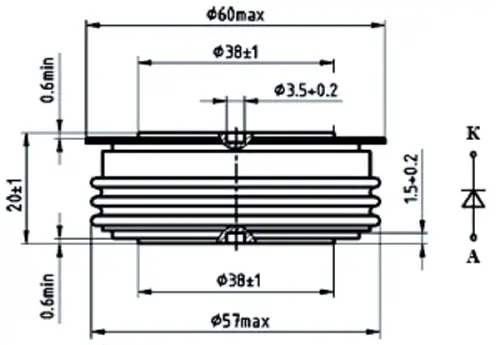 Д243-1000-24 диод фото 2