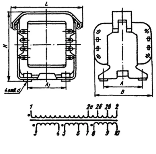 ТН65-220-400В трансформатор фото 3