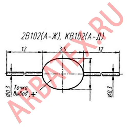 2В102А варикап фото 3