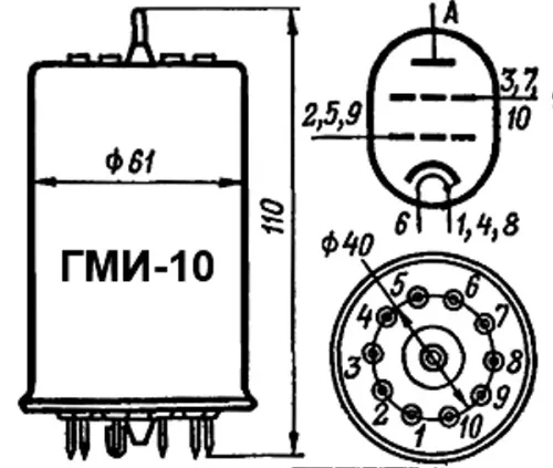 ГМИ-10 импульсный триод фото 7